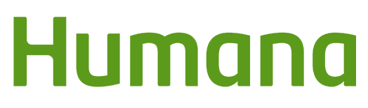 Humana logo in green text on white background, dental insurance provider branding.